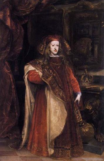 Miranda, Juan Carreno de Charles II as Grandmaster of the Golden Fleece China oil painting art